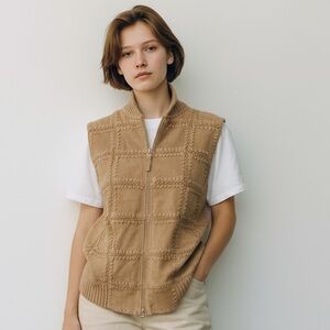 Designer’s Studio Designs Suede Leather Crochet Petit Medium